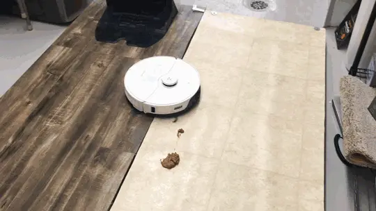 The S8 Pro Ultra running over a fake pet accident.