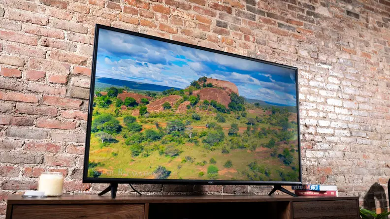 The 2021/2022 Vizio V-Series displaying 4K content in a living room setting