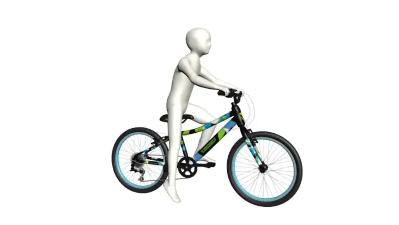 An avatar on a Guardian Kids Bike