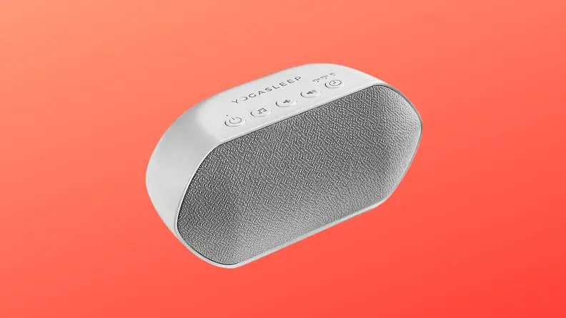 White speaker alarm clock