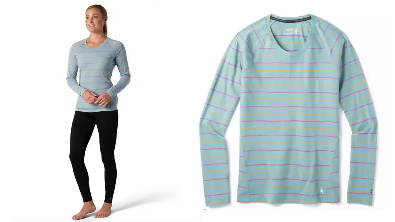 smartwool merino 150 base layer long sleeve shirt for women