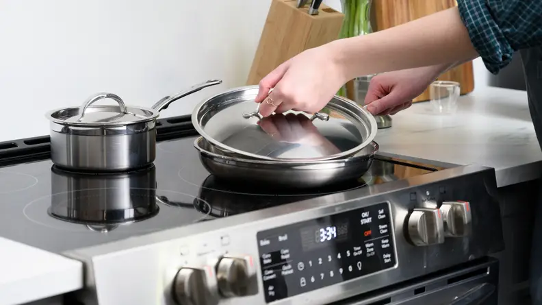 Hestan Cookware - ProBond on range top