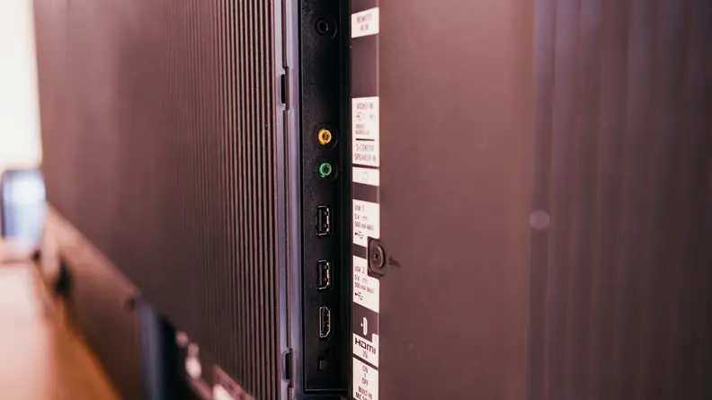 The Sony A90J's various inputs and connectivity ports