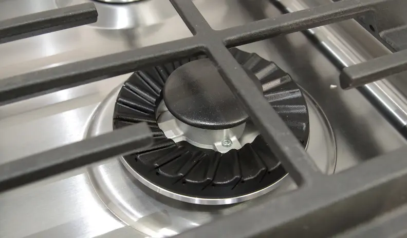 The True-Heat burner, turned off.