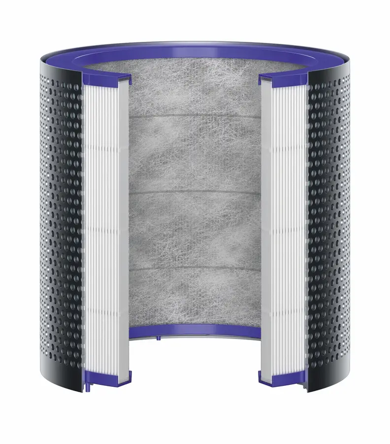 The Dyson Pure Cool air purifier uses a HEPA filter.