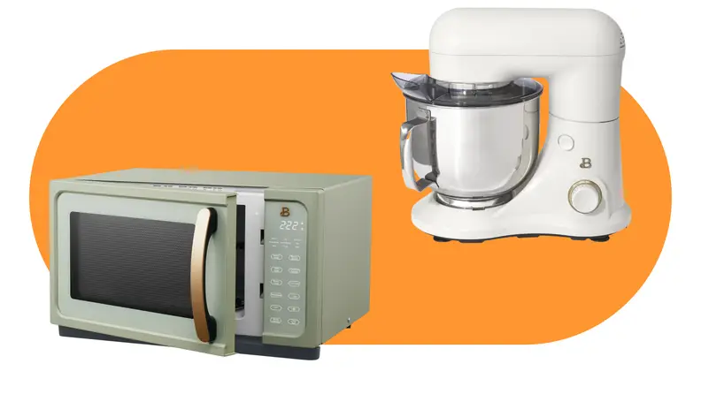 Beautiful by Drew microwave and stand mixer