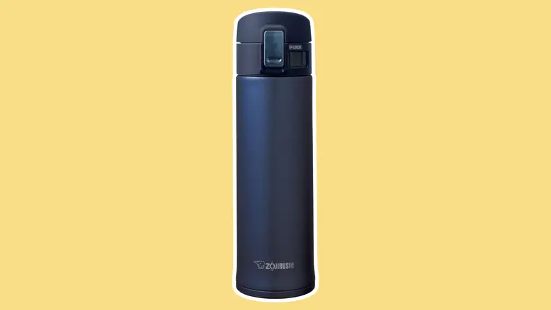 Zojirushi Stainless Steel Mug in navy blue.