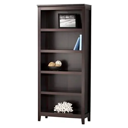 This stylish bookshelf offers great storage