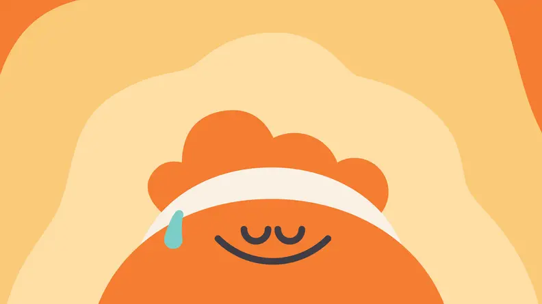 A photo of the Headspace logo.