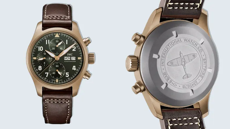 Best luxury watch brands for men: IWC Pilots Watch Chronograph Spitfire
