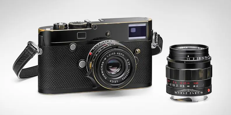 The Correspondent Edition Leica M-P includes two classic Leica lenses—the Summicron-M 35mm f/2 and the Summilux-M 50mm f/1.4.