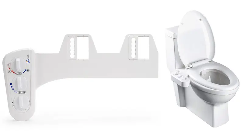 A bidet attachment will make you feel much cleaner
