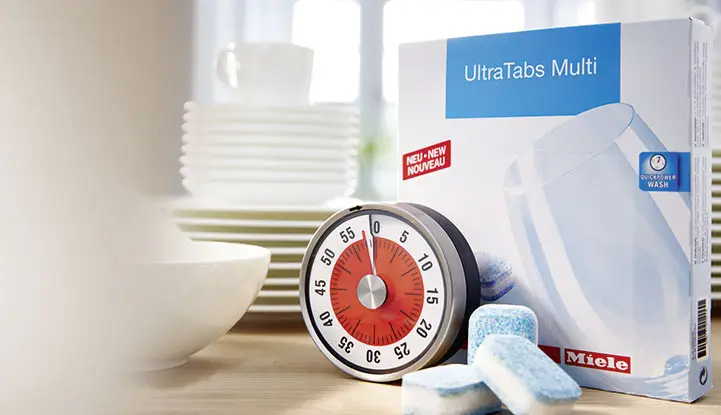 Miele will send you a year's worth of their detergent tabls