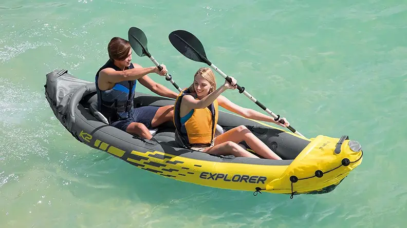 Despite being inflatable, this kayak still performs flawlessly.