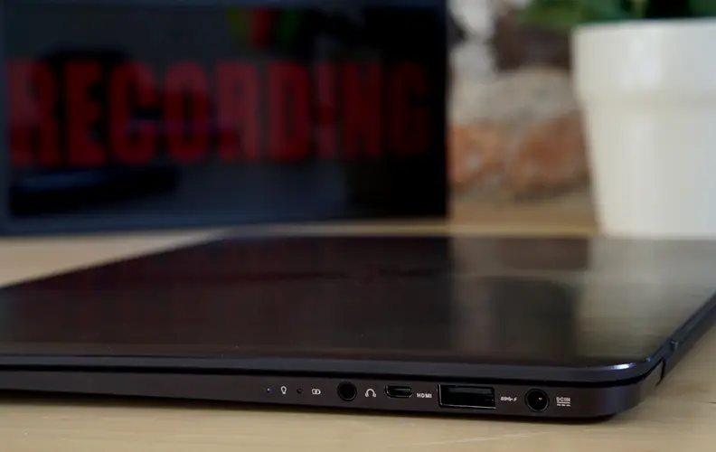 The UX305 has enough ports to handle all of your peripherals.
