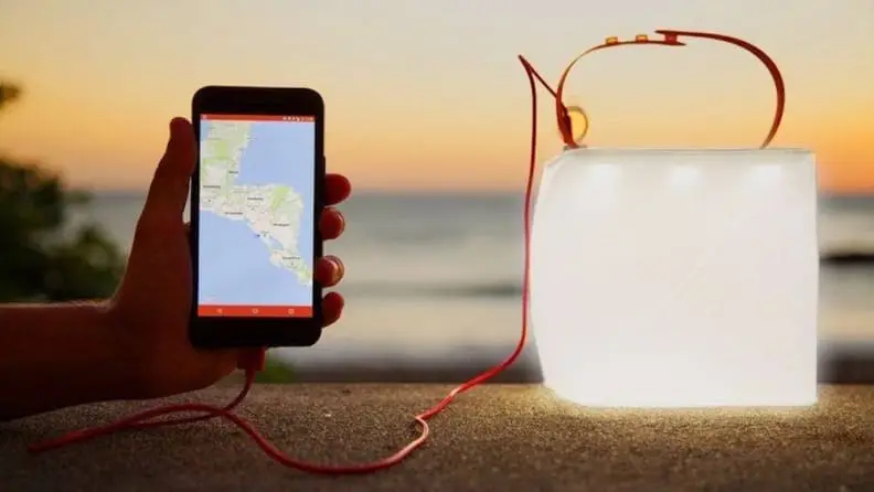 LuminAID PackLite Max phone changing lantern
