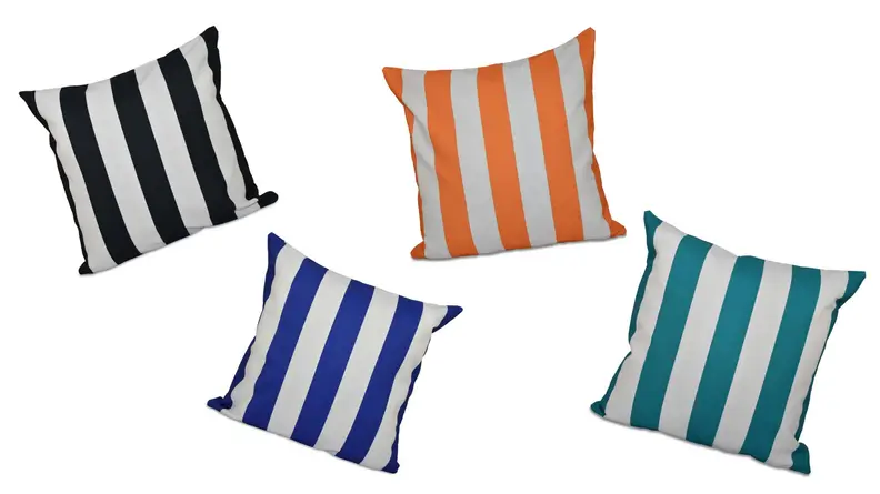 Striped pillows