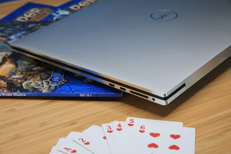 The side of the Dell XPS 17.