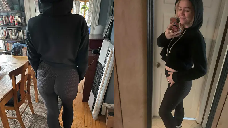 Shayna in TikTok leggings