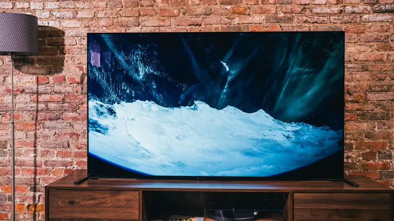 The Sony A90J displaying 4K/HDR content