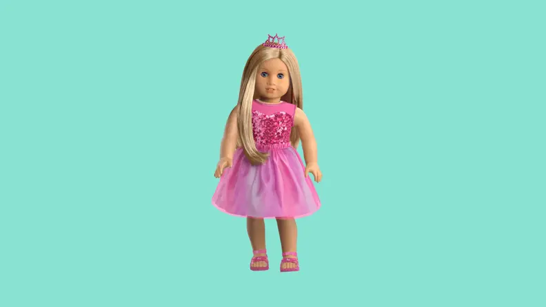 A girl doll by American Girl.