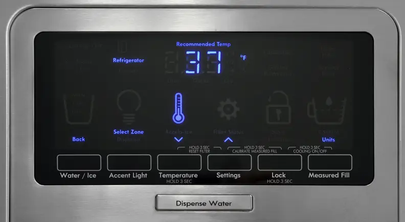 The Kenmore Elite 51773's controls are responsive, but require some digging to access all the features.