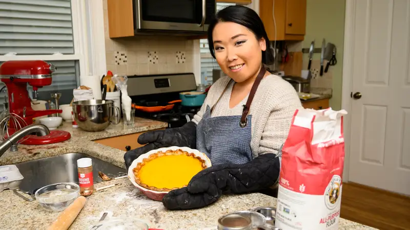 Making a pie