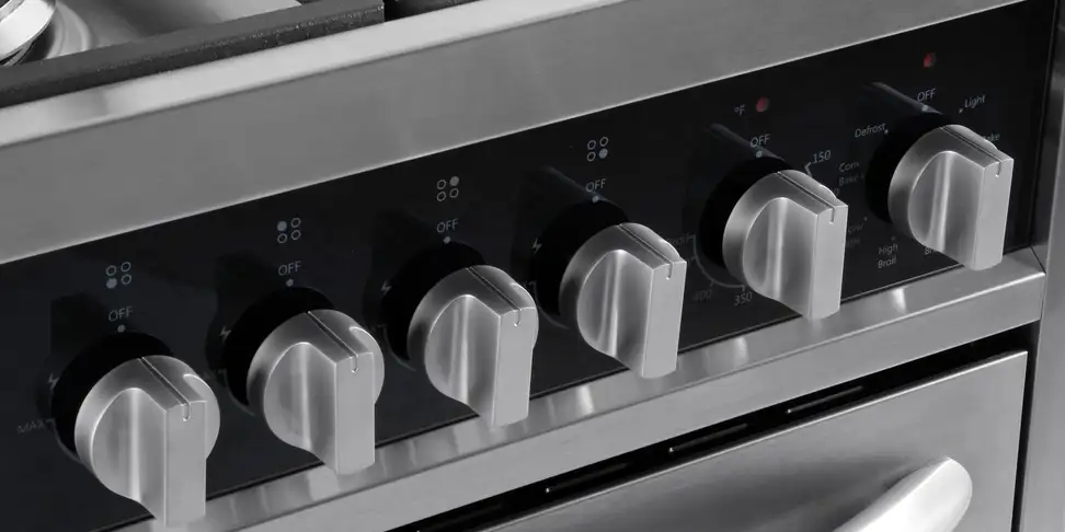 Haier HCR2250ADS rangetop controls