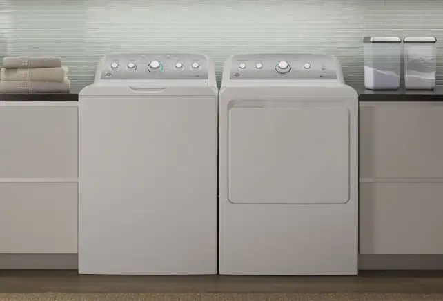 GE GTW680BSJWS and matching dryer