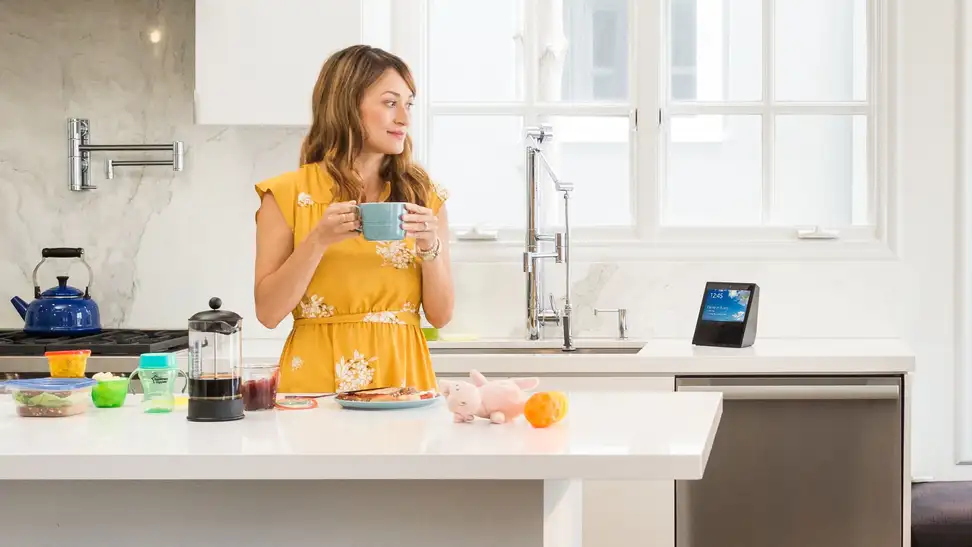 Amazon Echo Show in Kitchen