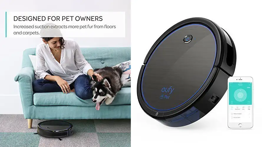 Pick up all your pet hair with a discounted robot vacuum
