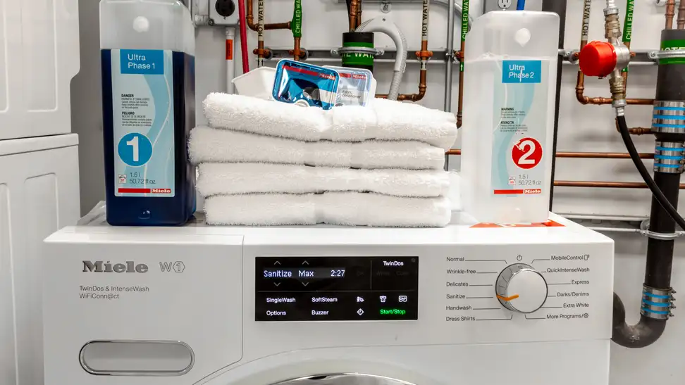 The Miele WWH860 is one of the best compact washers around.