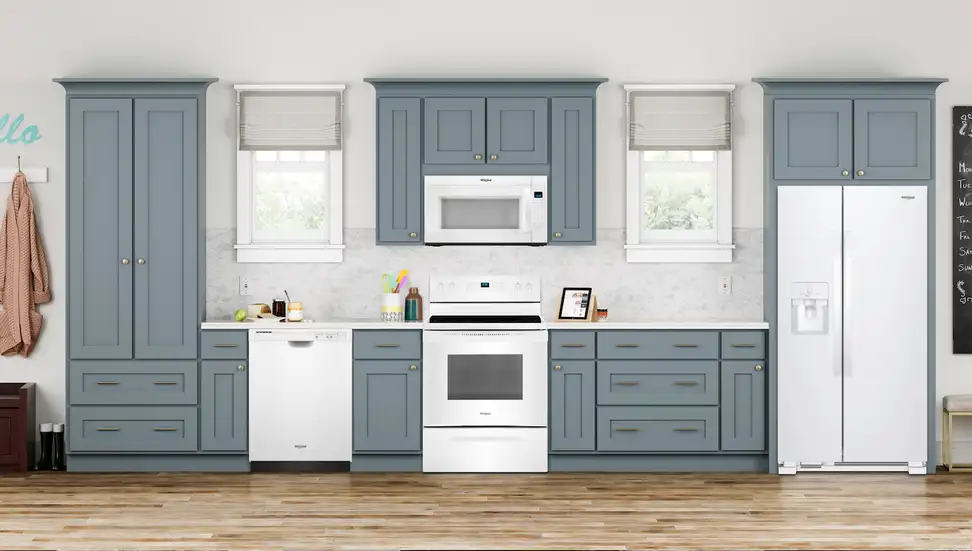The Whirlpool WRS315SDHW is a family friendly side-by-side fridge