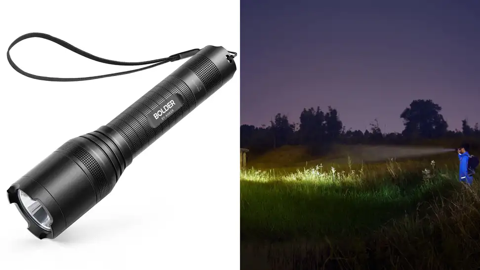 amazon anker flashlights non rechargeable LC90 LED Flashlight IP65 Water Resistant Zoomable Pocket Size Flashlight Torch for Camping, Hiking and Emergency Use) with CREE LED 900 Lumens 5 Lighting Modes Sports & Outdoors Review: Anker Rechargeable Bolder LC90