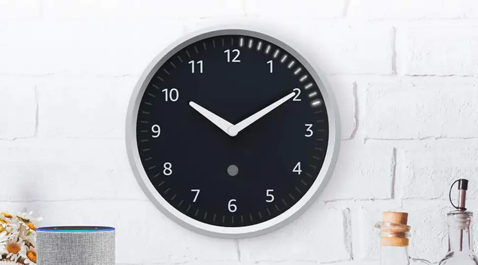 Amazon's Echo Wall Clock  is a companion device for Echo speakers that can help set visual timers and reminders.