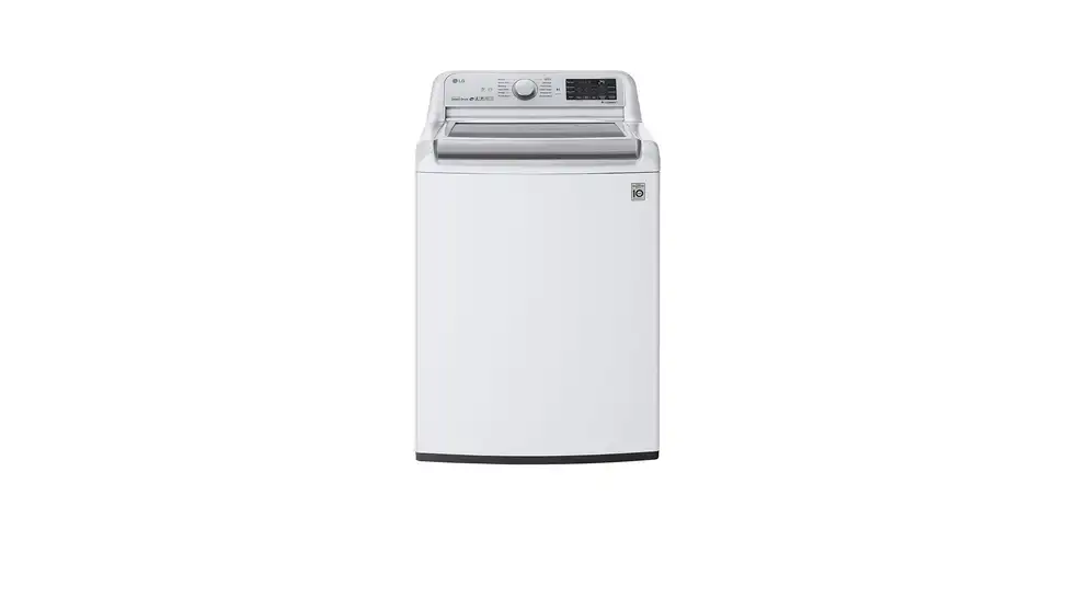 The LG WT7800CW conquerors mountains of laundry with its size