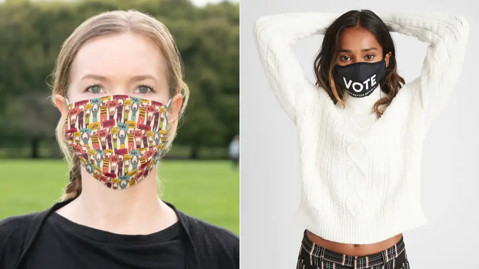 10 face masks you can wear to promote voting