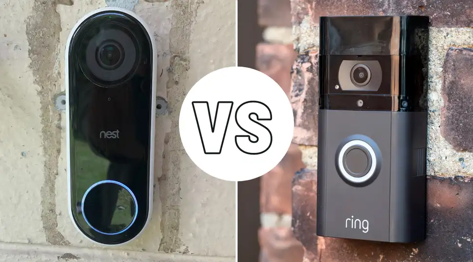 Nest Hello and Ring 3 Plus video doorbells