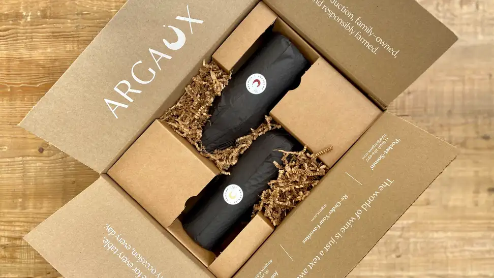 Argaux delivers a blind wine tasting experience right to your door.
