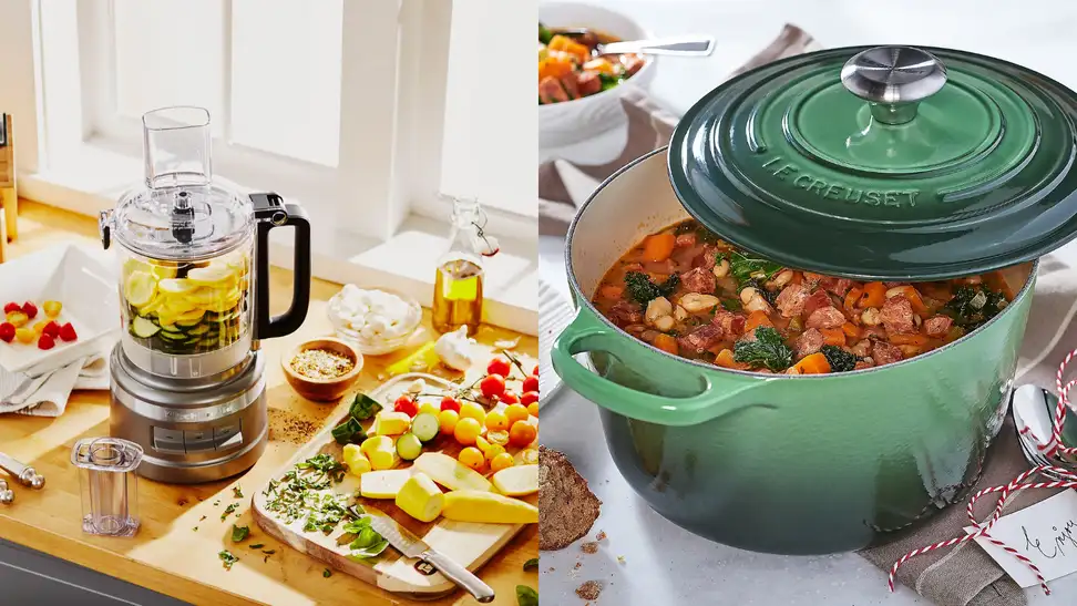 Food processor and Dutch oven