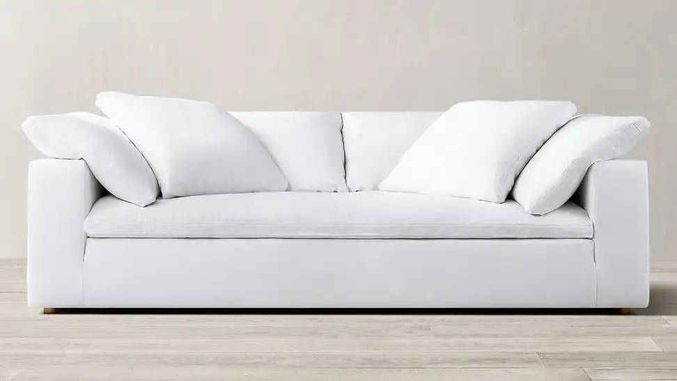 An image of the Cloud Couch from Restoration Hardware.