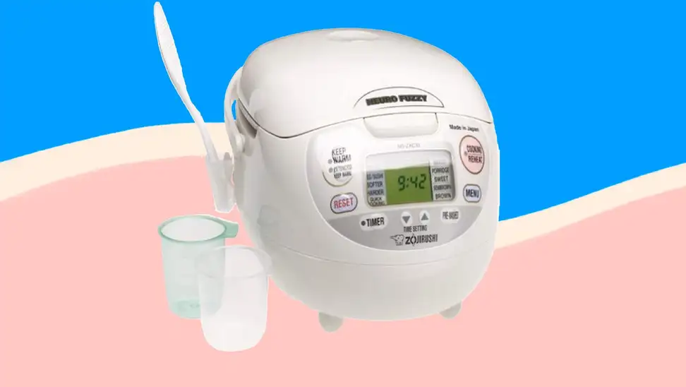 The Zojirushi rice cooker