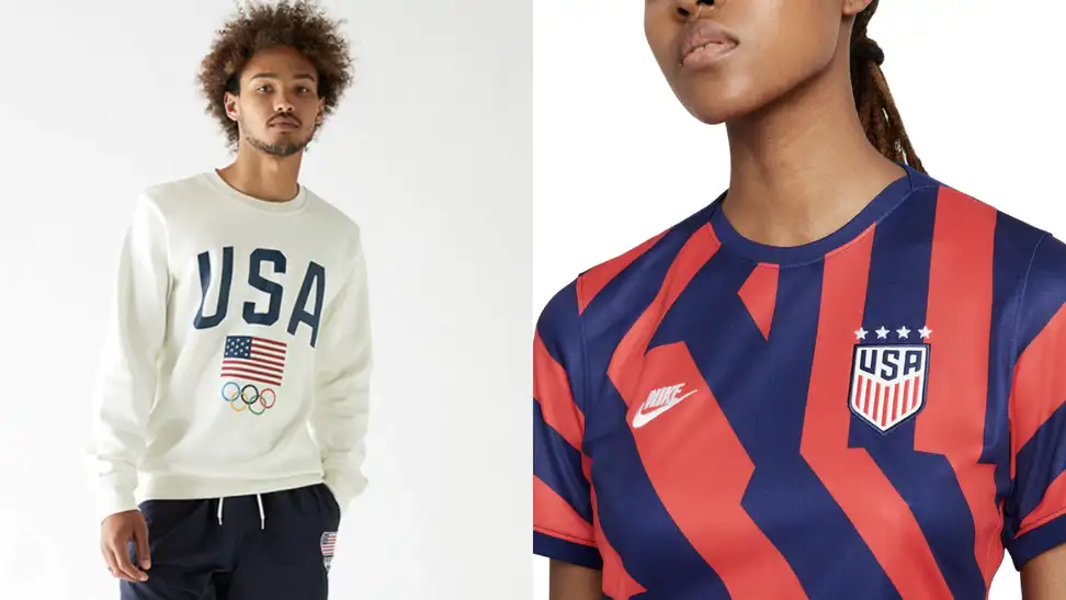 Olympics fan apparel and fashion