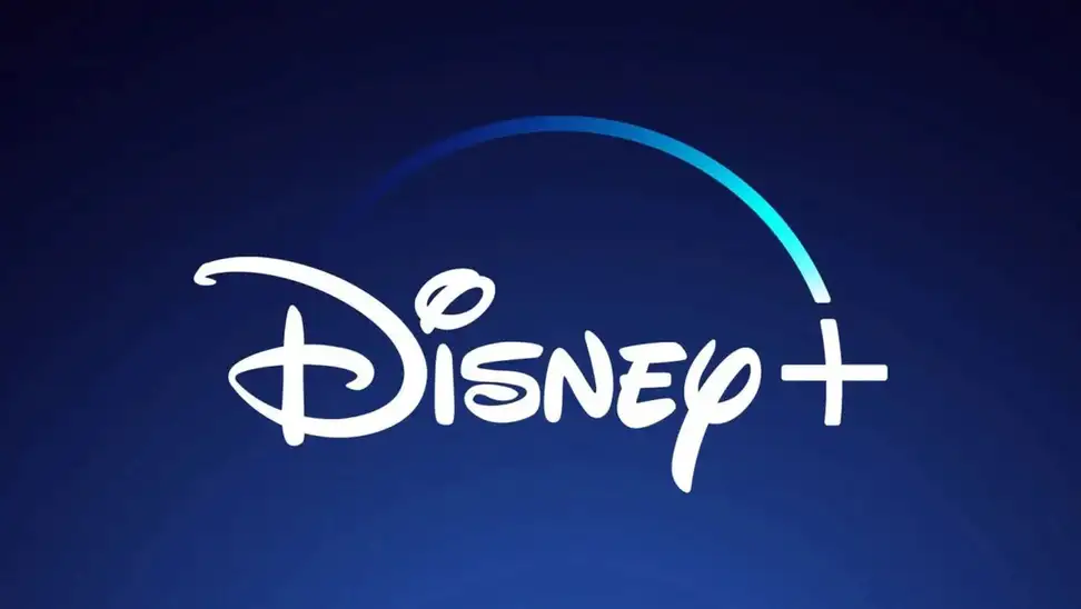 The Disney Plus logo against a blue backdrop