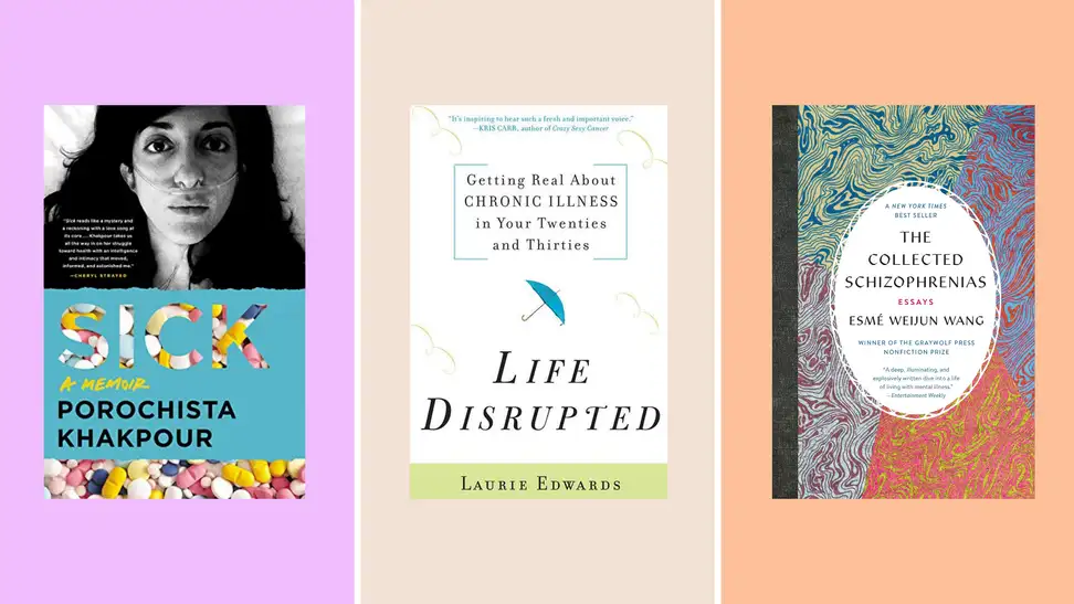 Three disability books side-by-side.