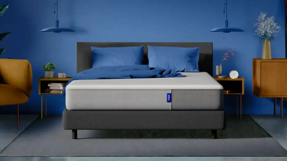 The Casper on a blue background