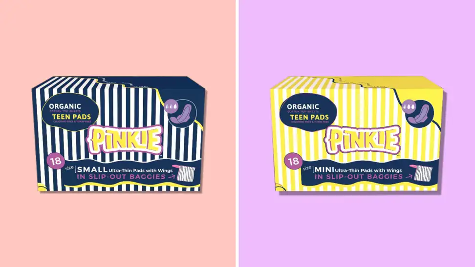 Pinkie period pads: Get a free box of organic pads at Target today