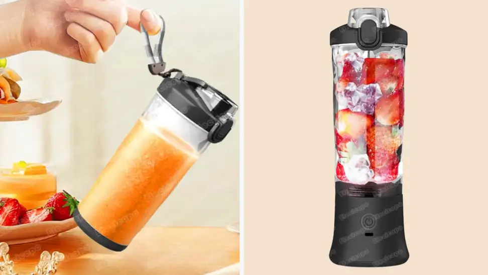 Photo of a compact AilExpress blender.