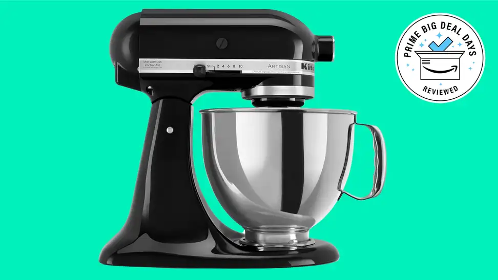 kitchenaid stand mixer in black