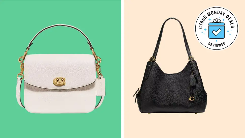 coach bags on background